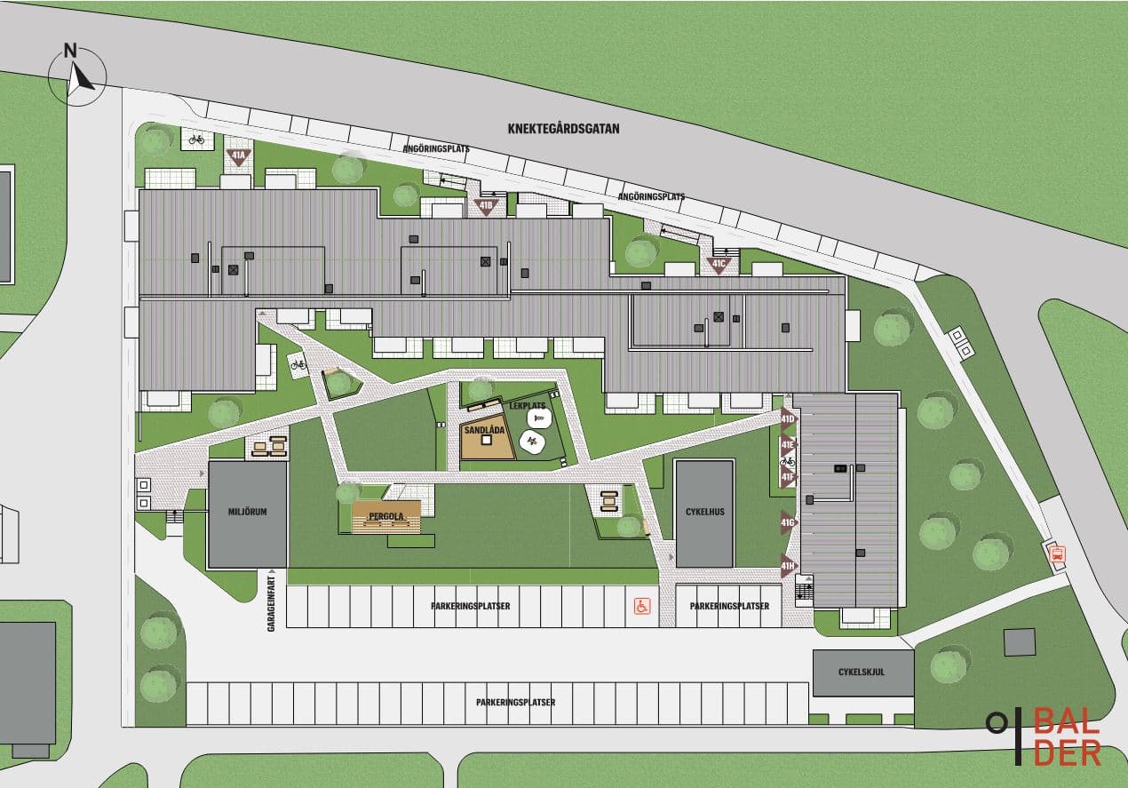 Knektegårdsgatan 41B i Alingsås