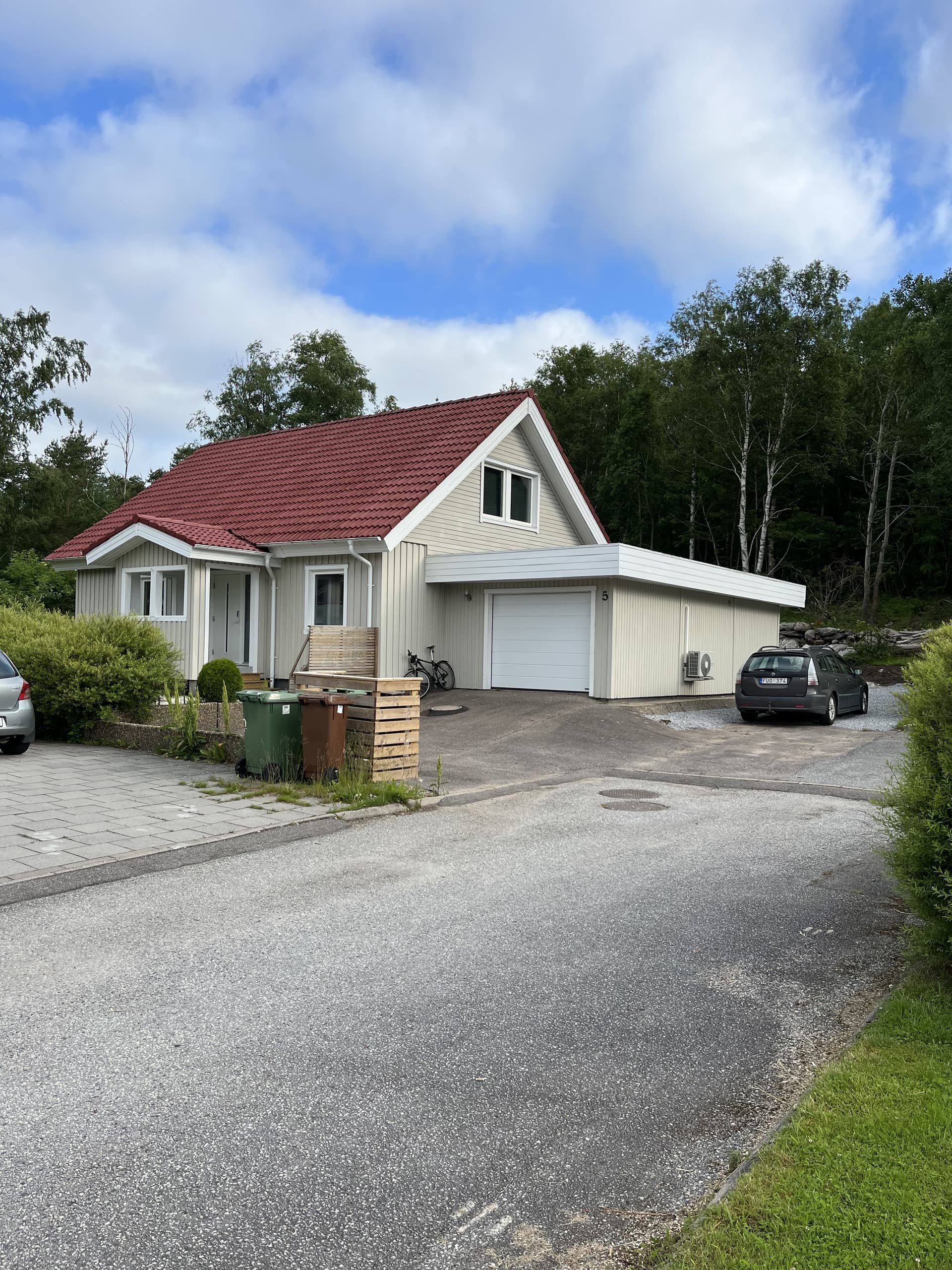 Ängåsvägen i Svanesund