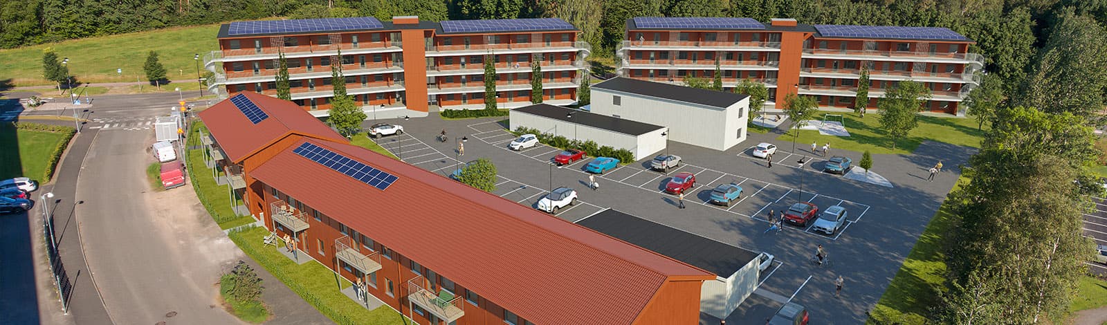 Hägnadsgatan 1-7 i Skövde