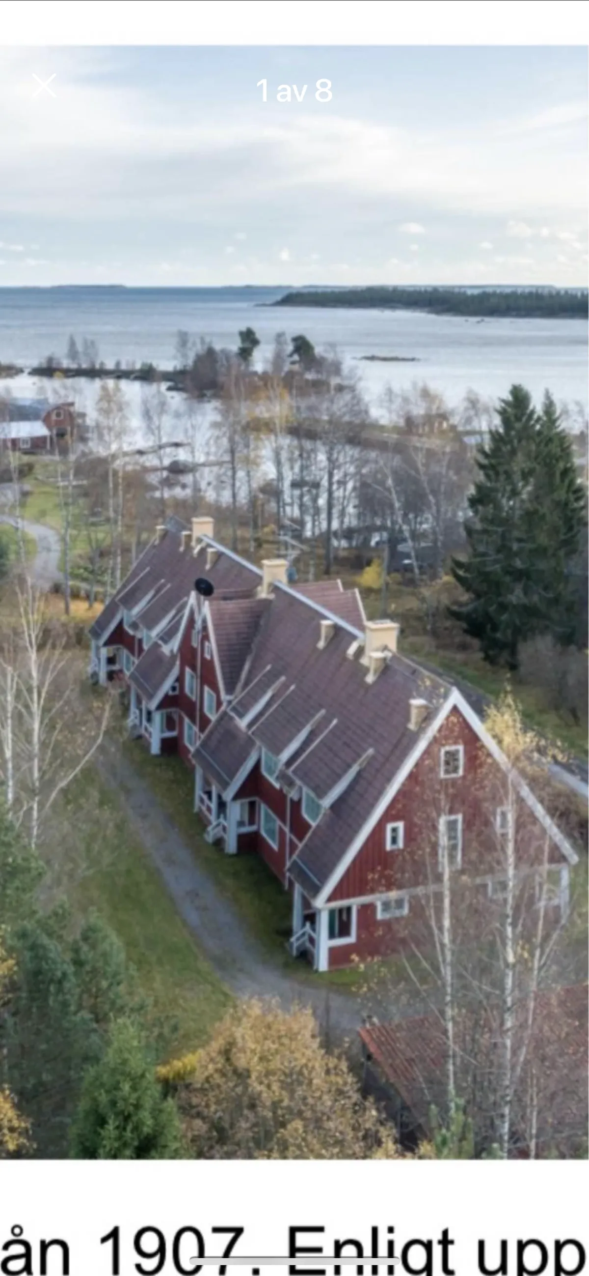 Marviksvägen i Vallvik