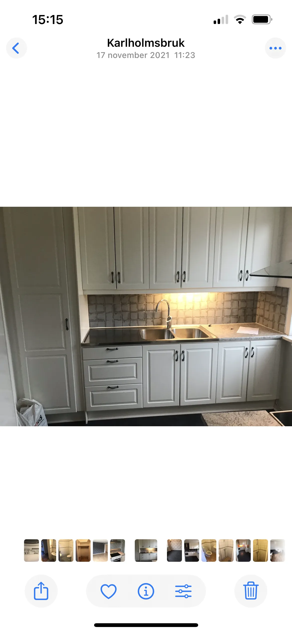 Nöttövägen i Karlholmsbruk