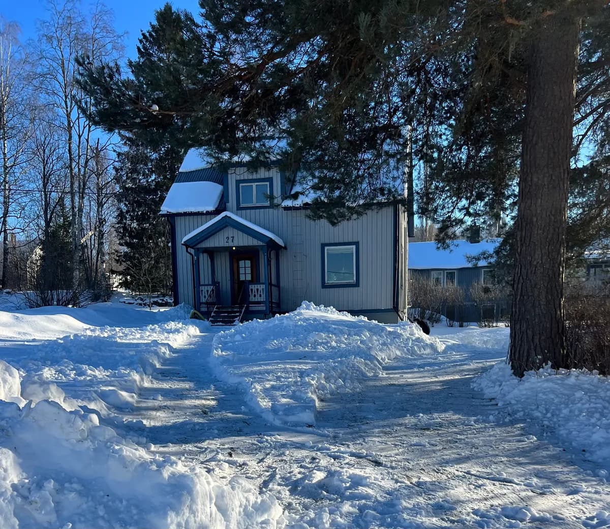 Gränsbyvägen i Väja