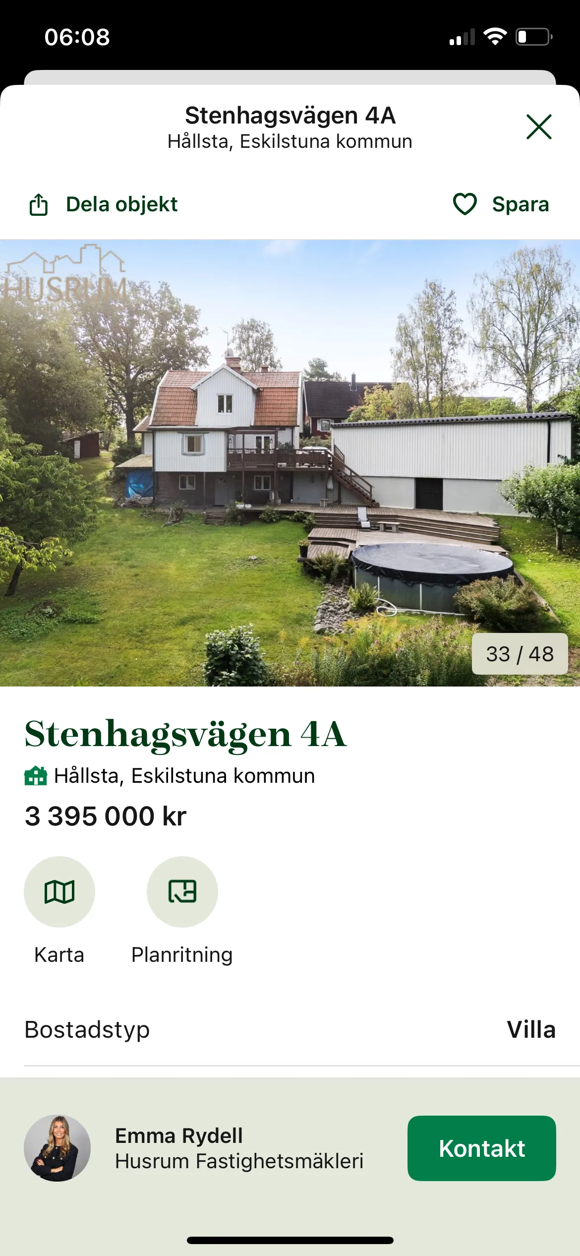 Stenhagsvägen i Hållsta