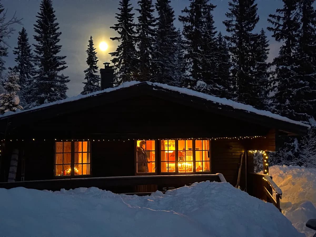 Kråkrisvägen i Storhogna