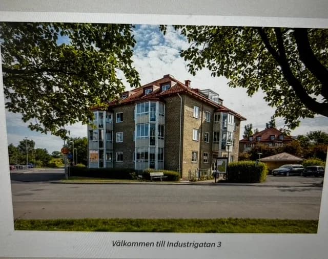 Industrigatan i Lomma