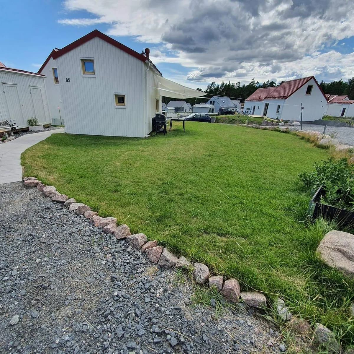 Västansjövägen i Ljusterö