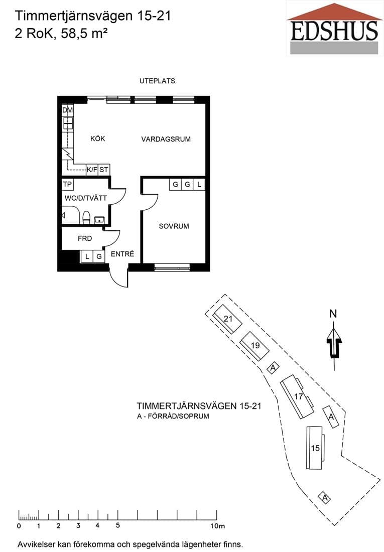 Timmertjärnsvägen 17 A i Ed