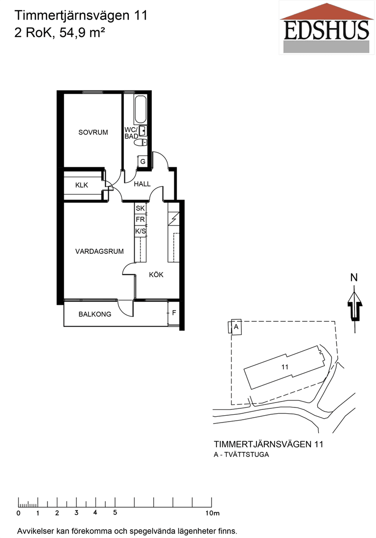 Timmertjärnsvägen 11 B i Ed