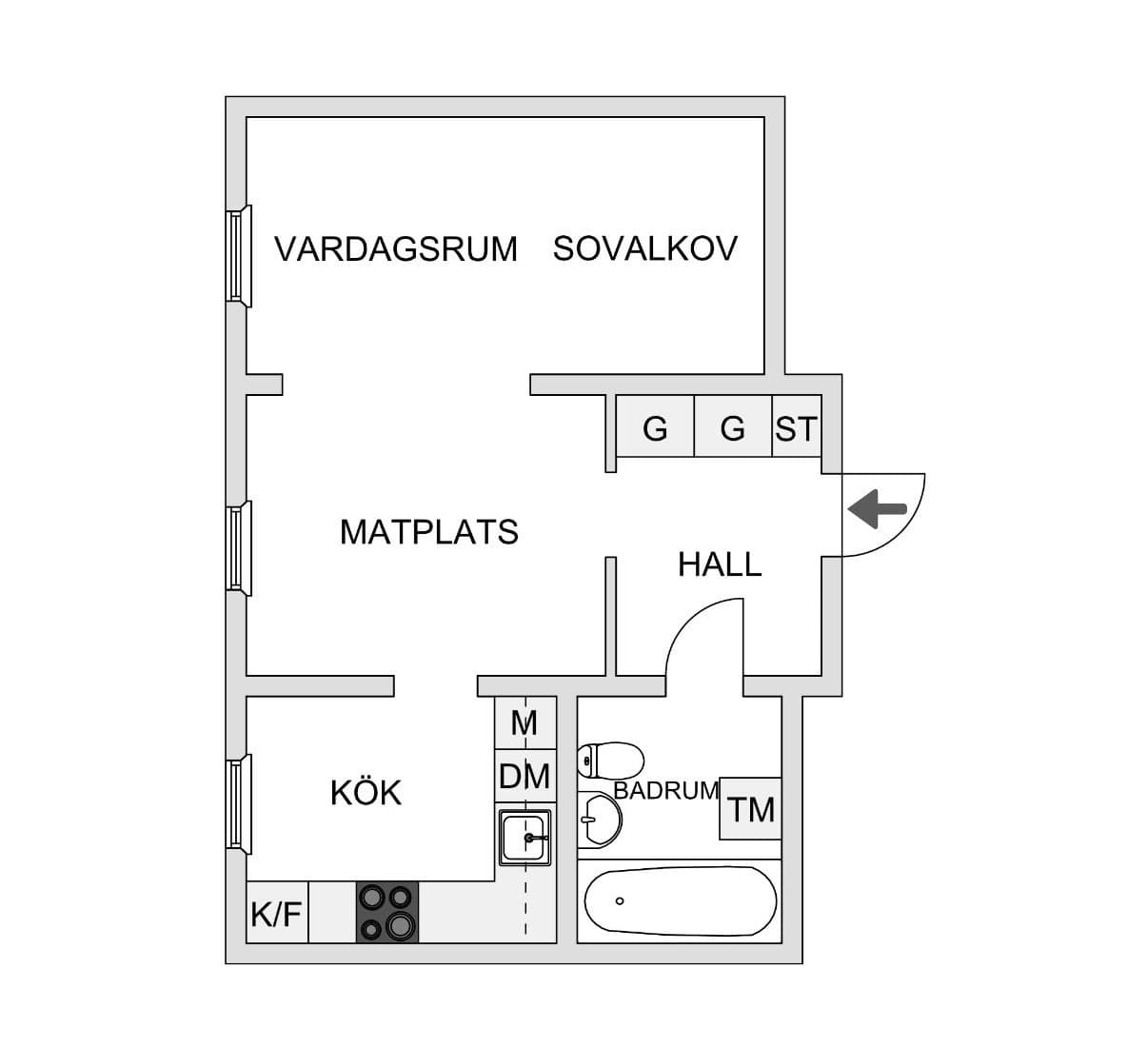 Idungatan i Märsta