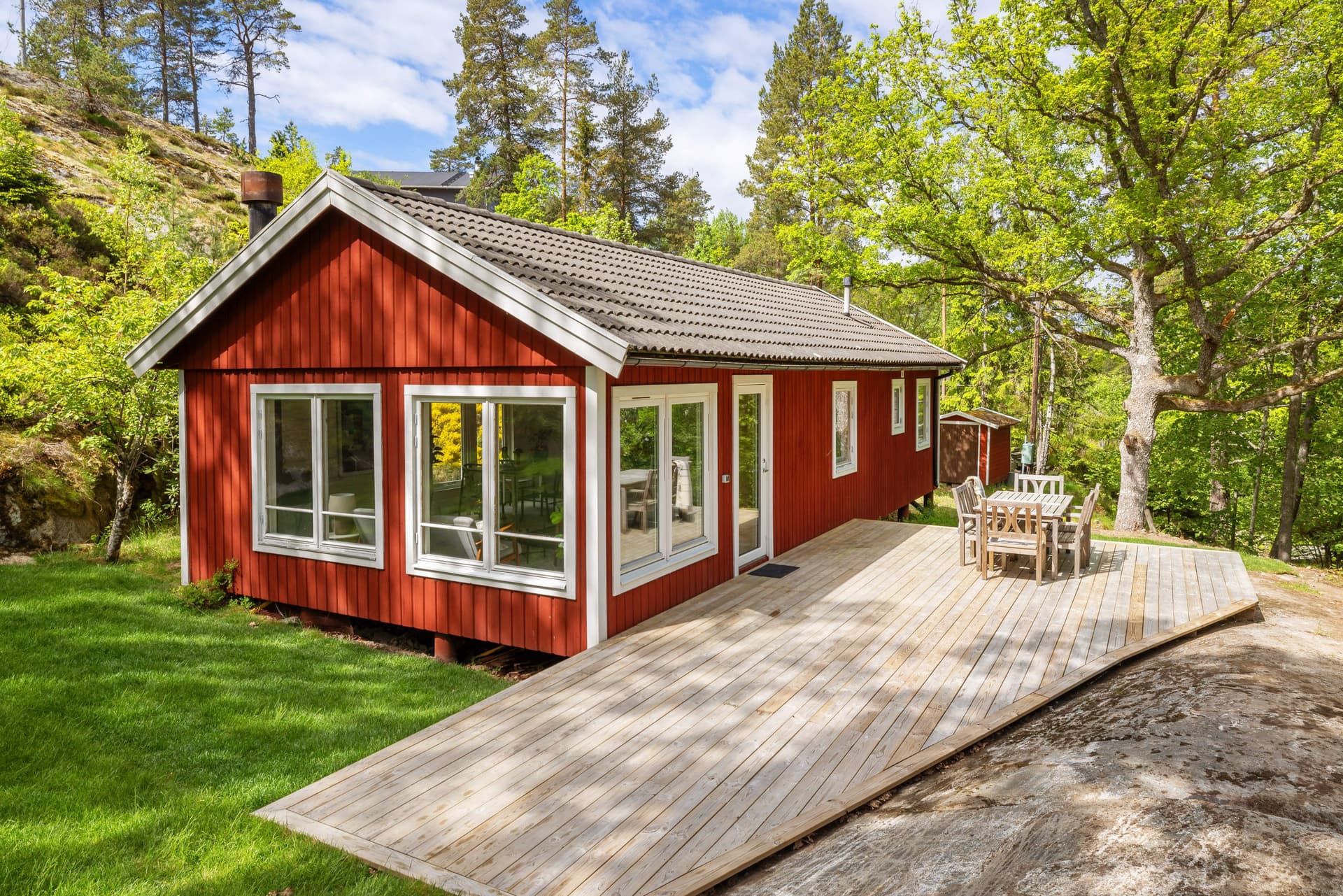 Öringhamnsvägen i Tyresö