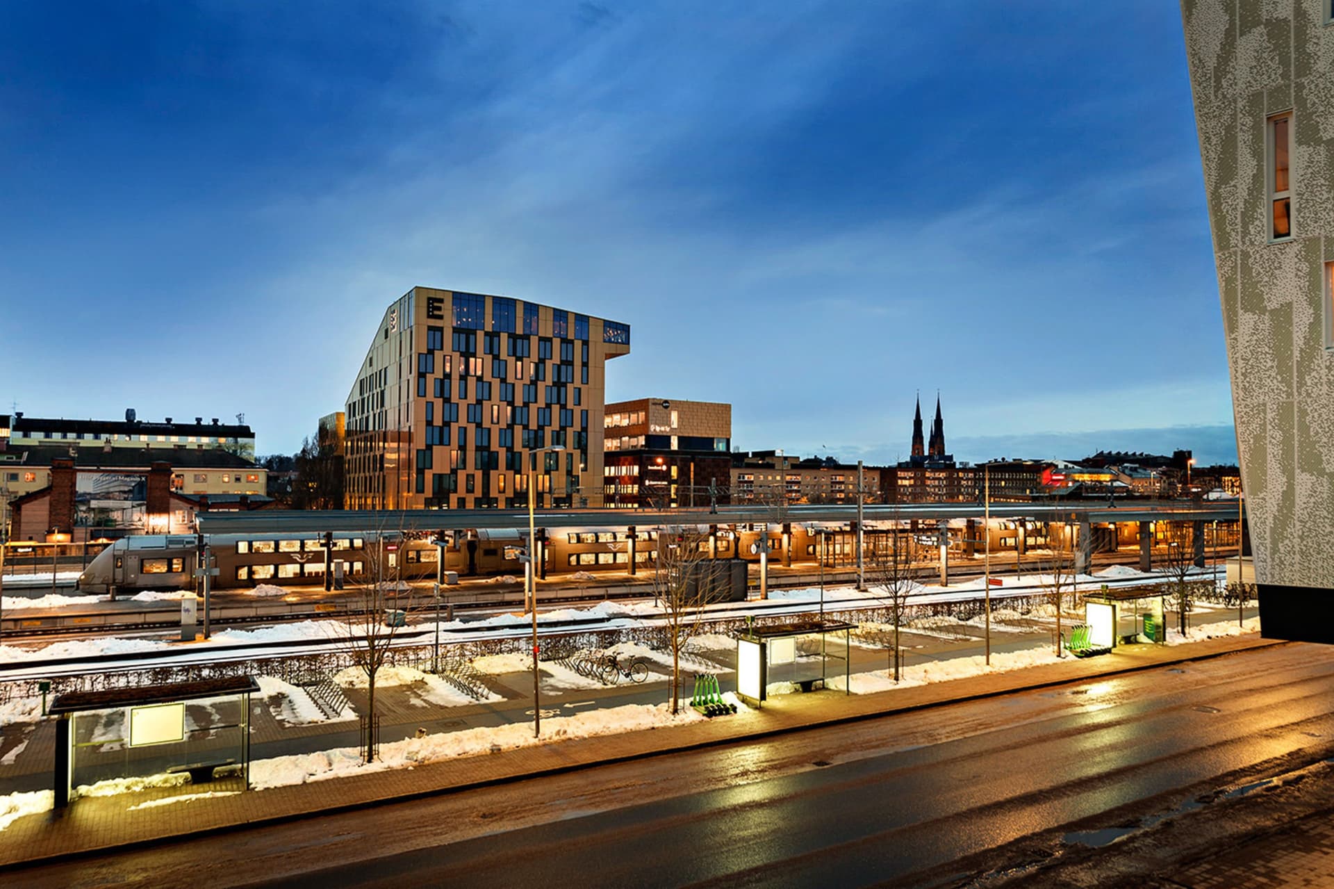 Stationsgatan i Uppsala