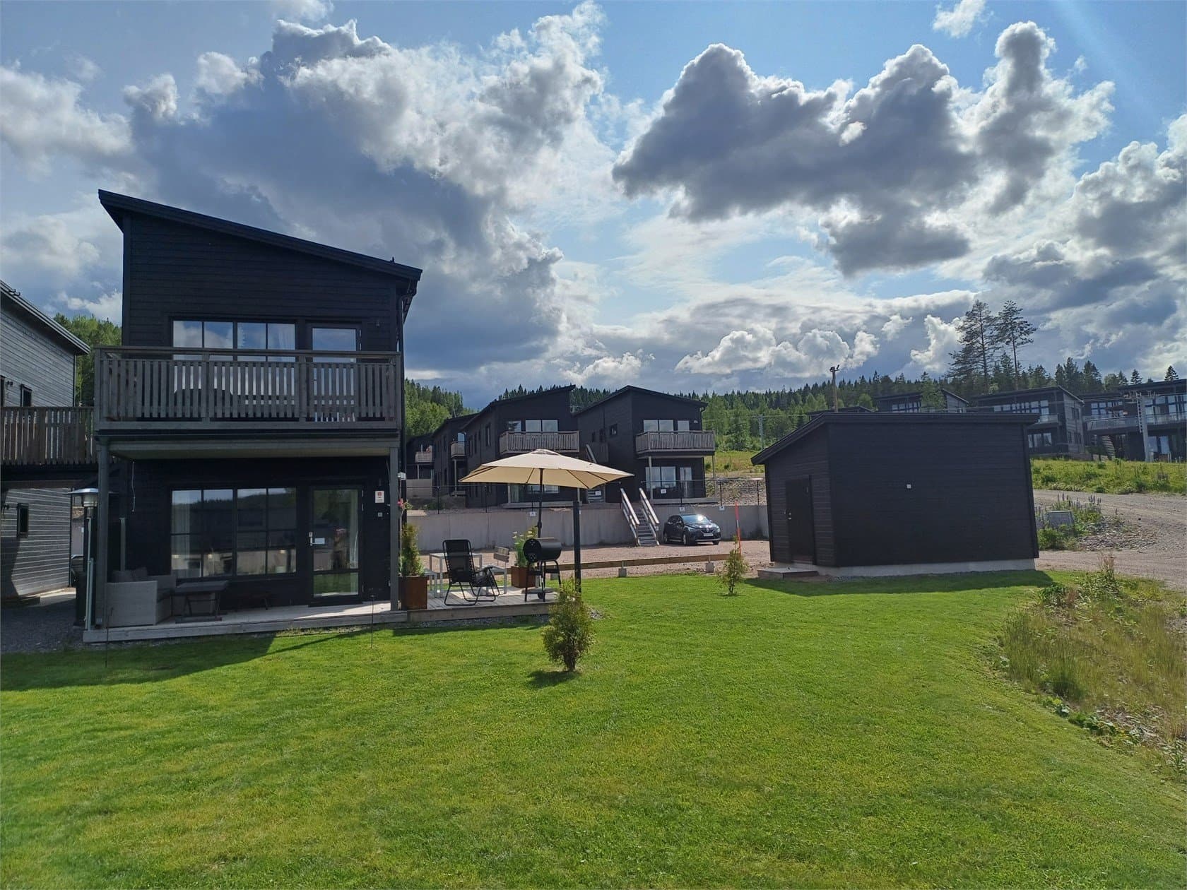 Nedre Ängsvägen i Järbo