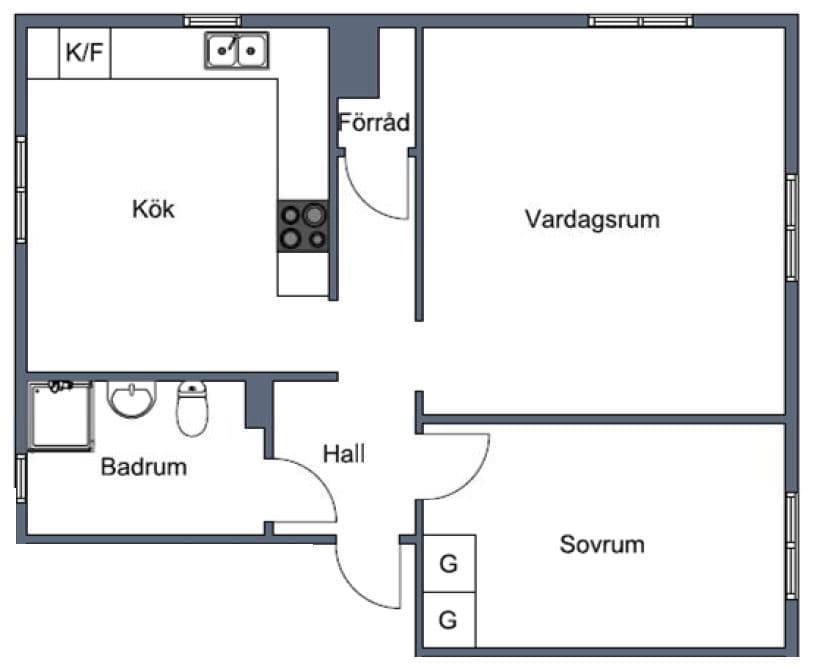 Ugglegatan i Linköping