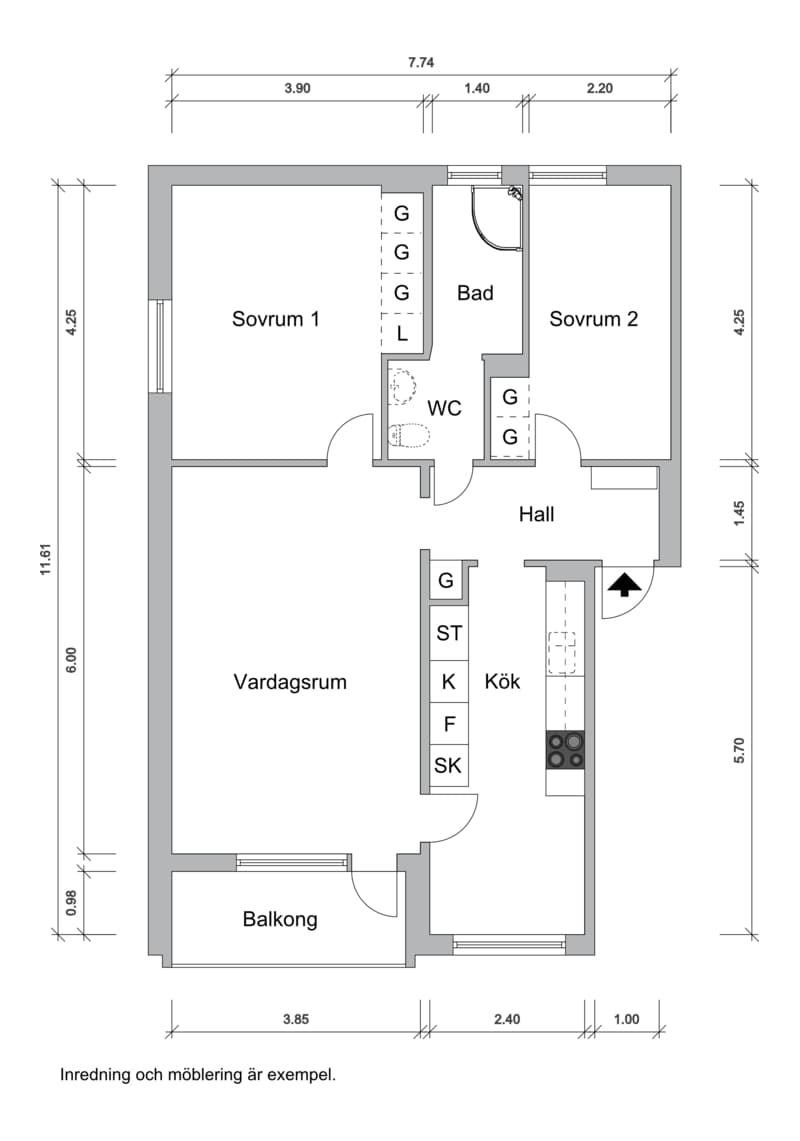 Storegårdsvägen i Skövde