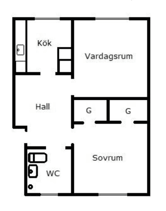 Skottsundsvägen i Kvissleby