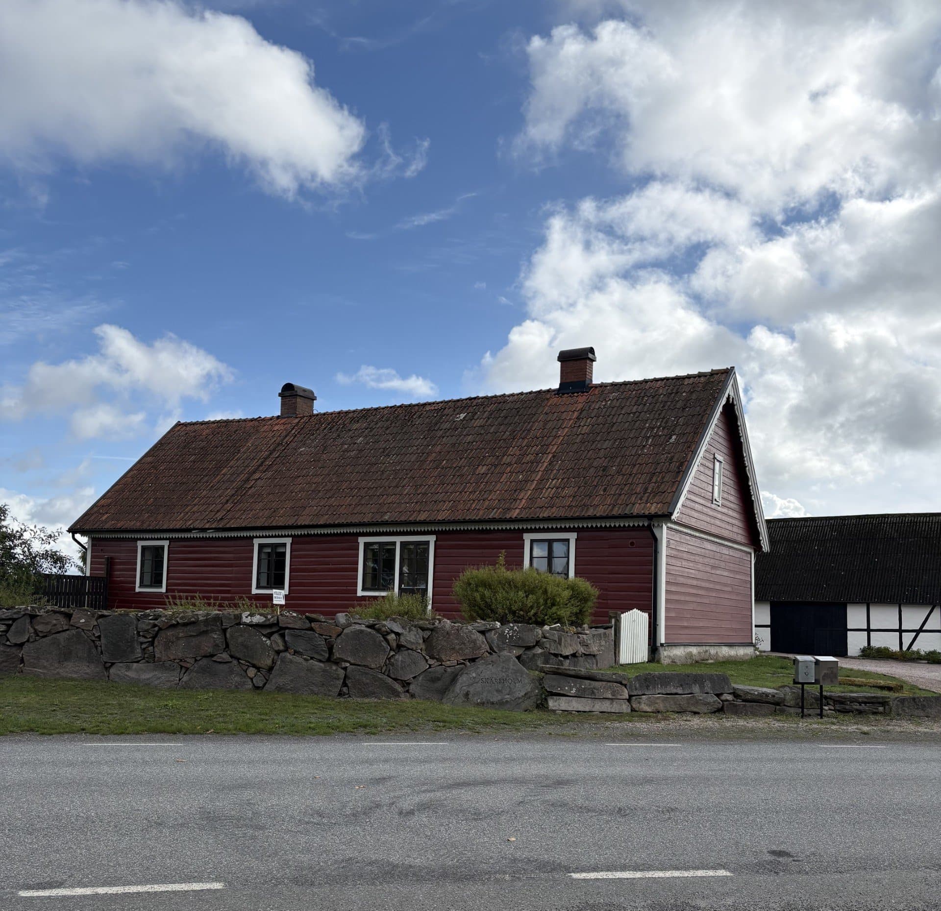 Norra Bjärlövsvägen i Färlöv