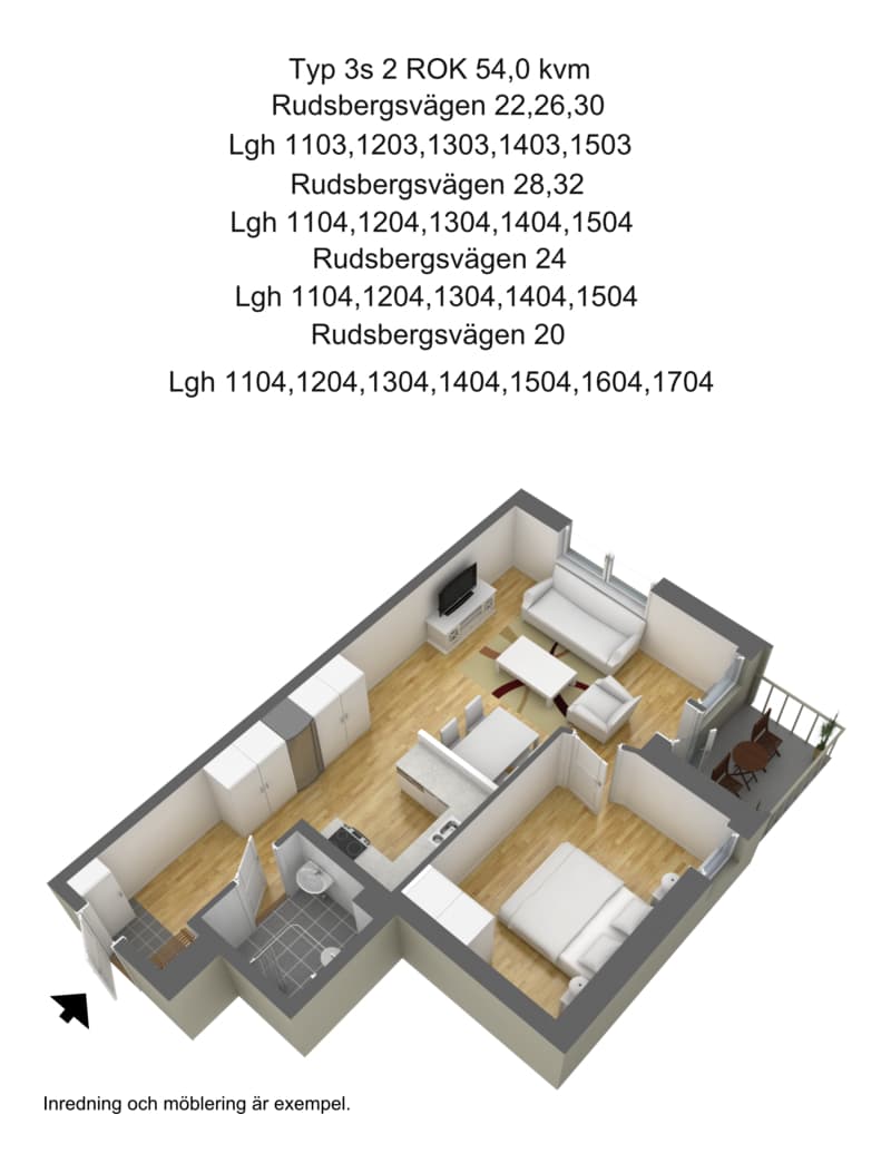 Rudsbergsvägen i Karlstad