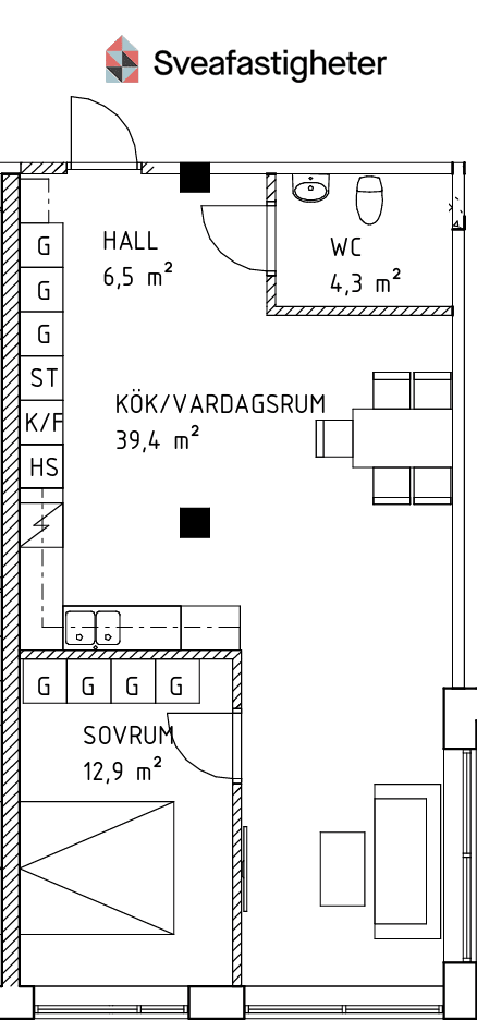 Danska Vägen i Falköping