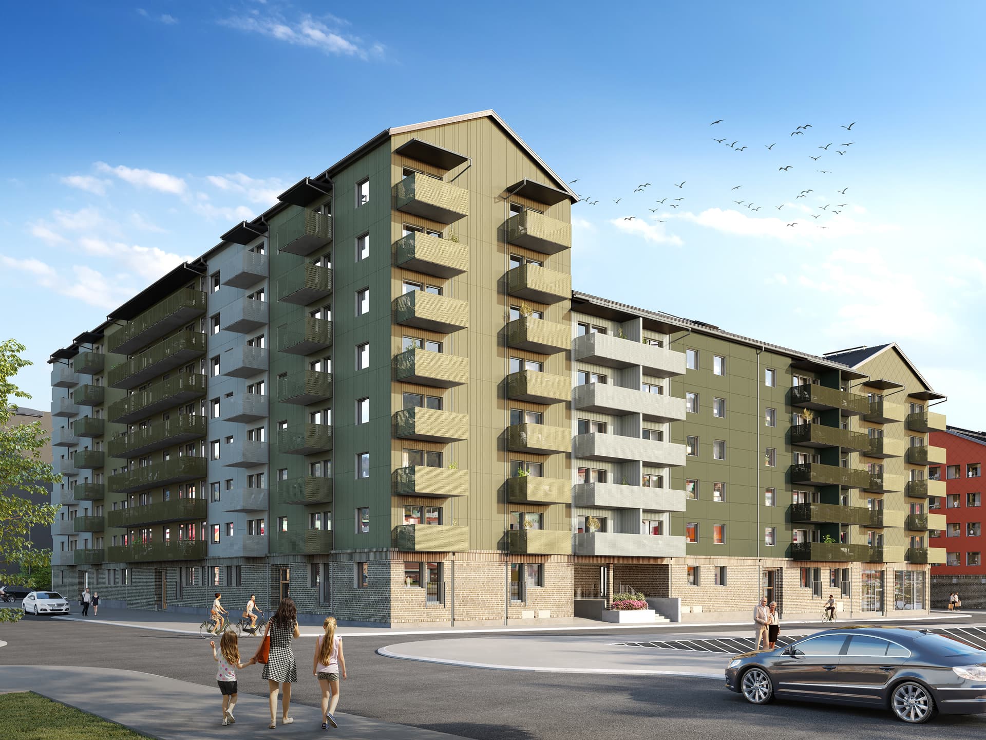 Lotsstugegatan i Sundsvall