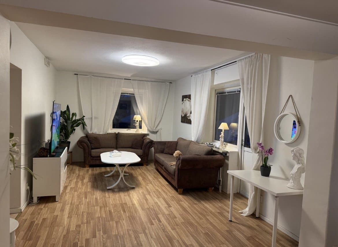 Södra Gimonäsvägen i Umeå