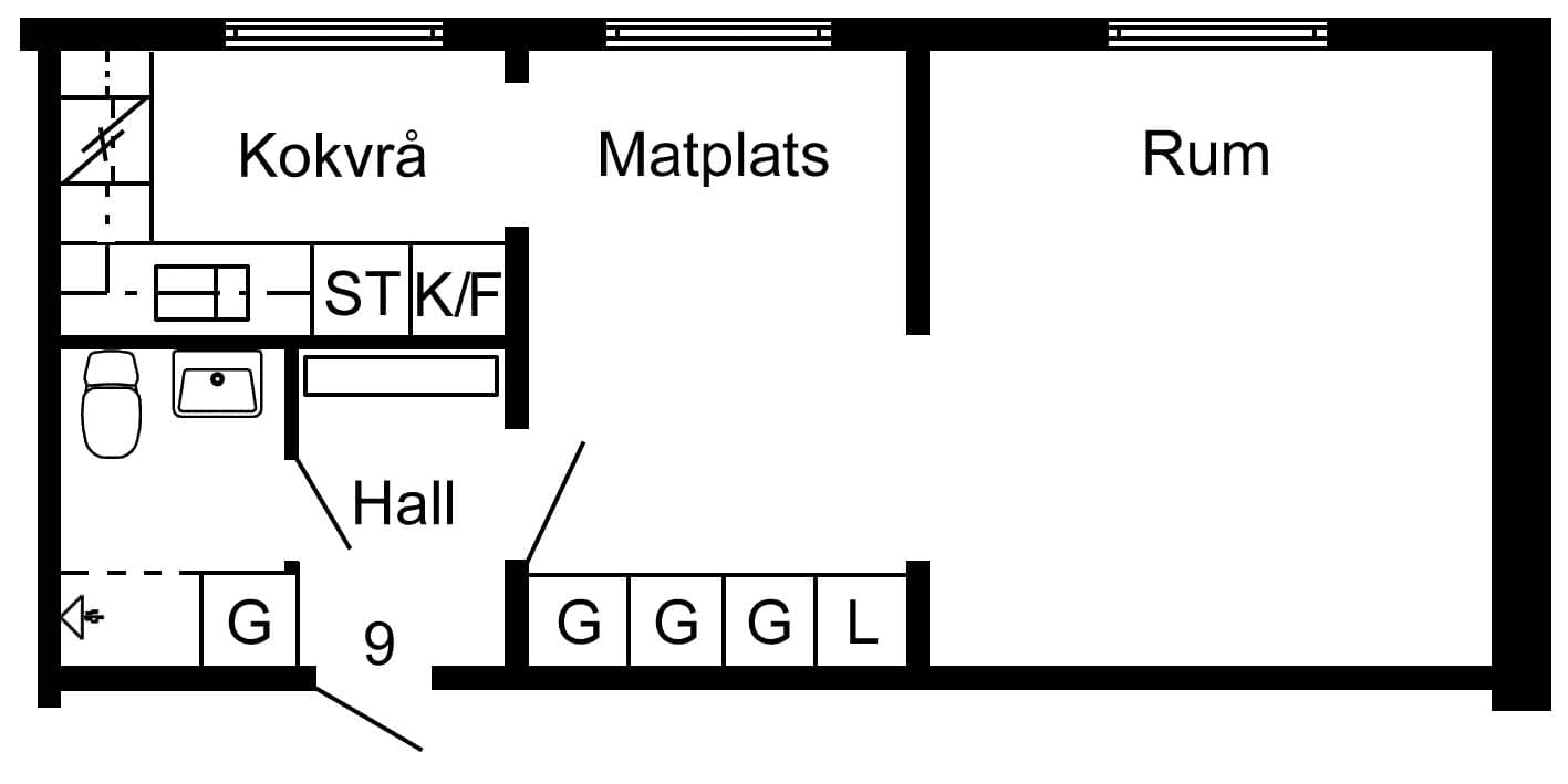 Gustavsvägen i Ersmark