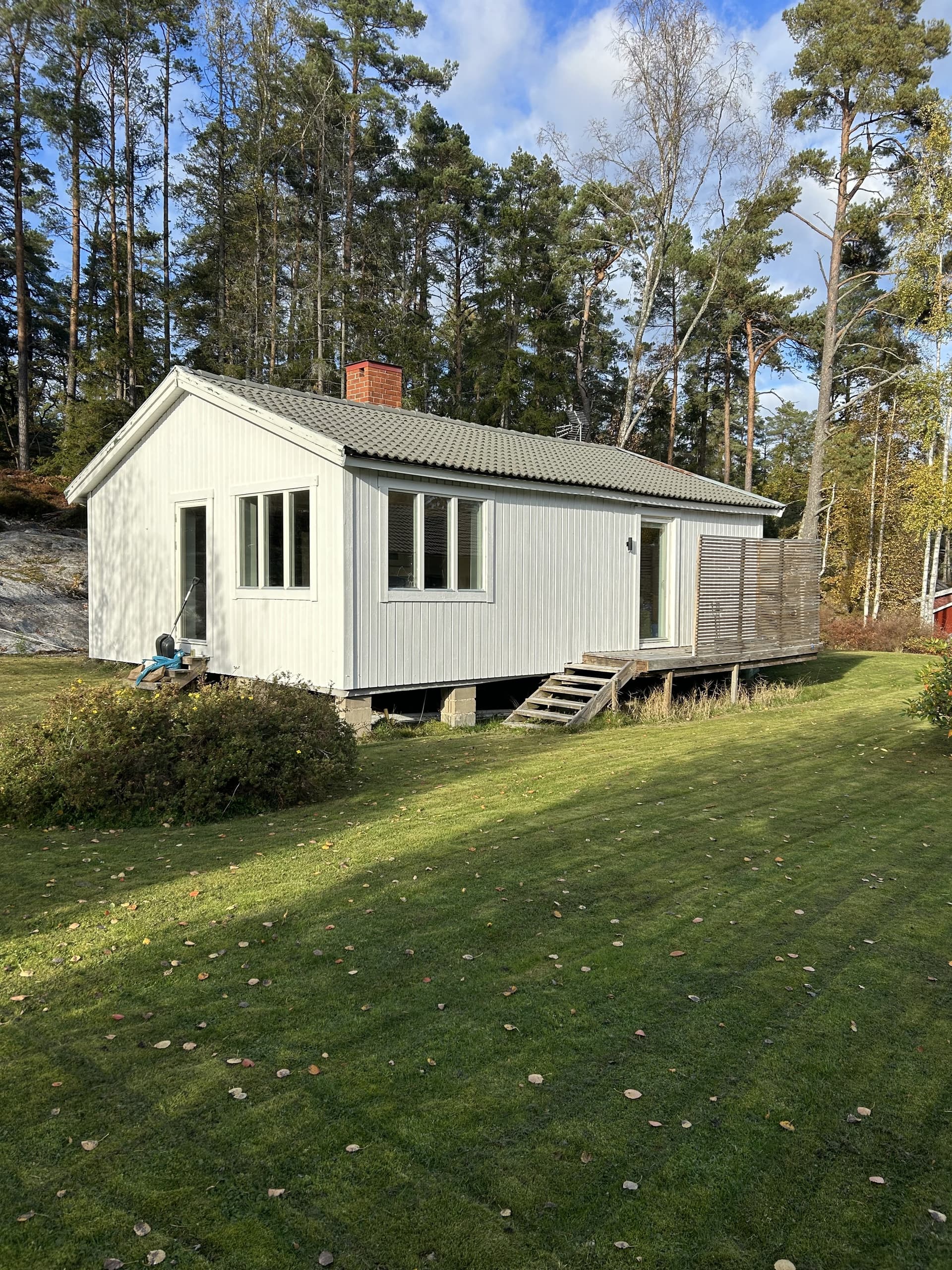 Evlinge skolväg i Värmdö