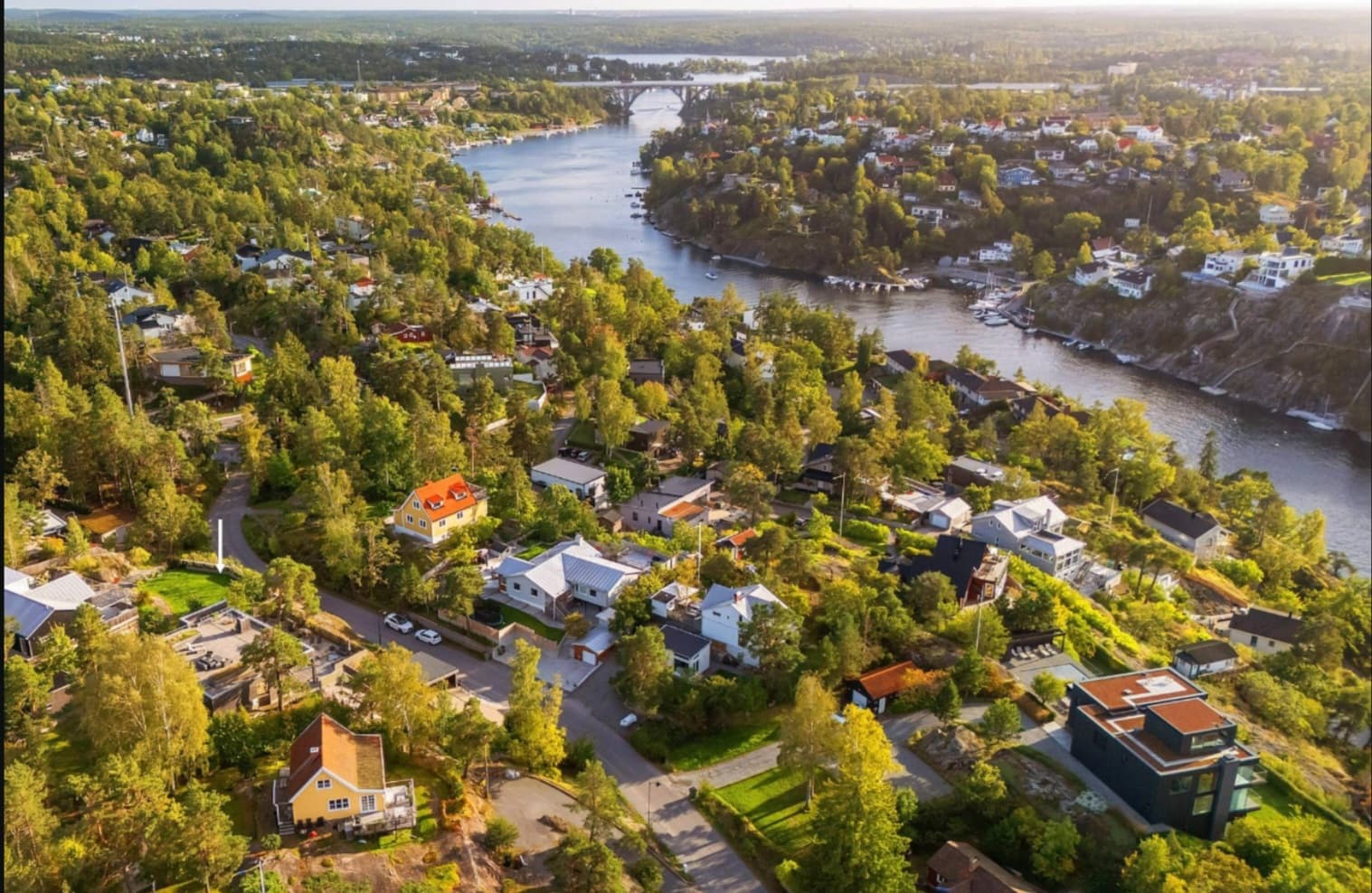 Talluddsvägen i Saltsjö-boo
