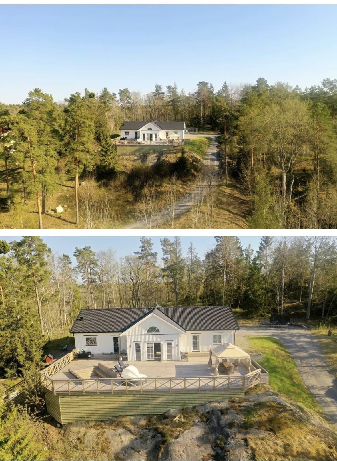 Norra Evlinge Gårdsväg i Värmdö