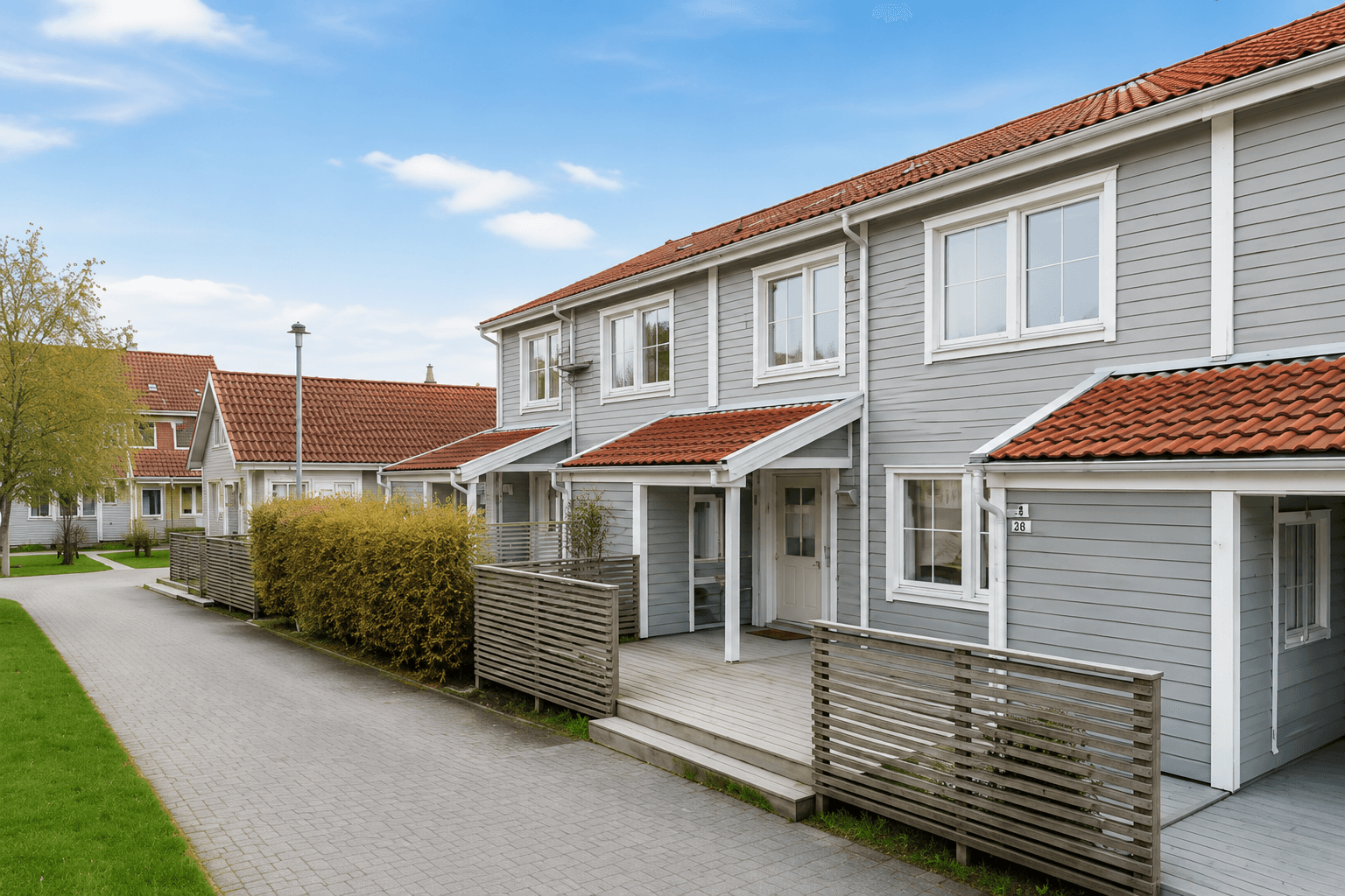 Blåbärsvägen i Nyköping