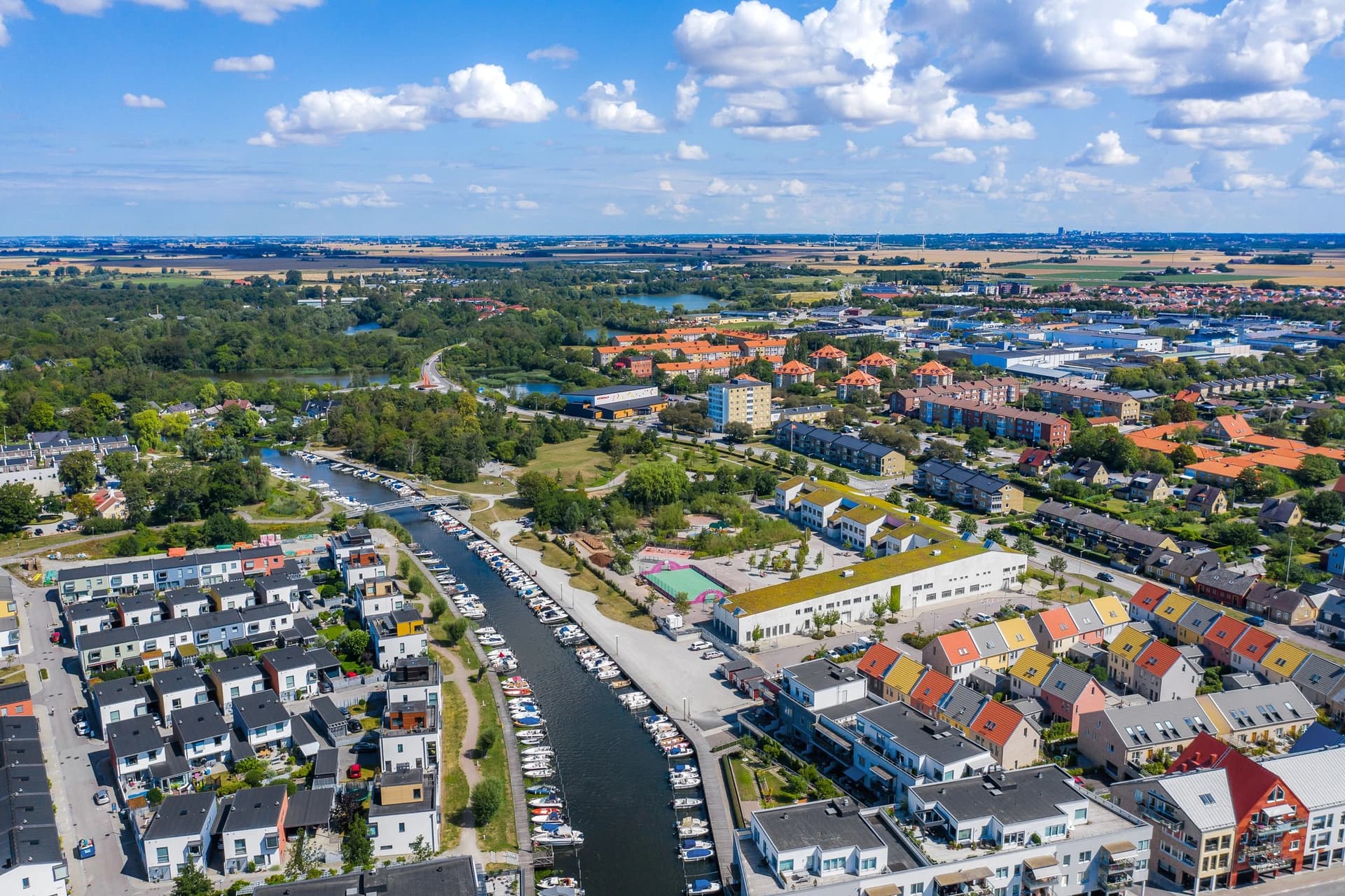 Slättängsgatan i Lomma