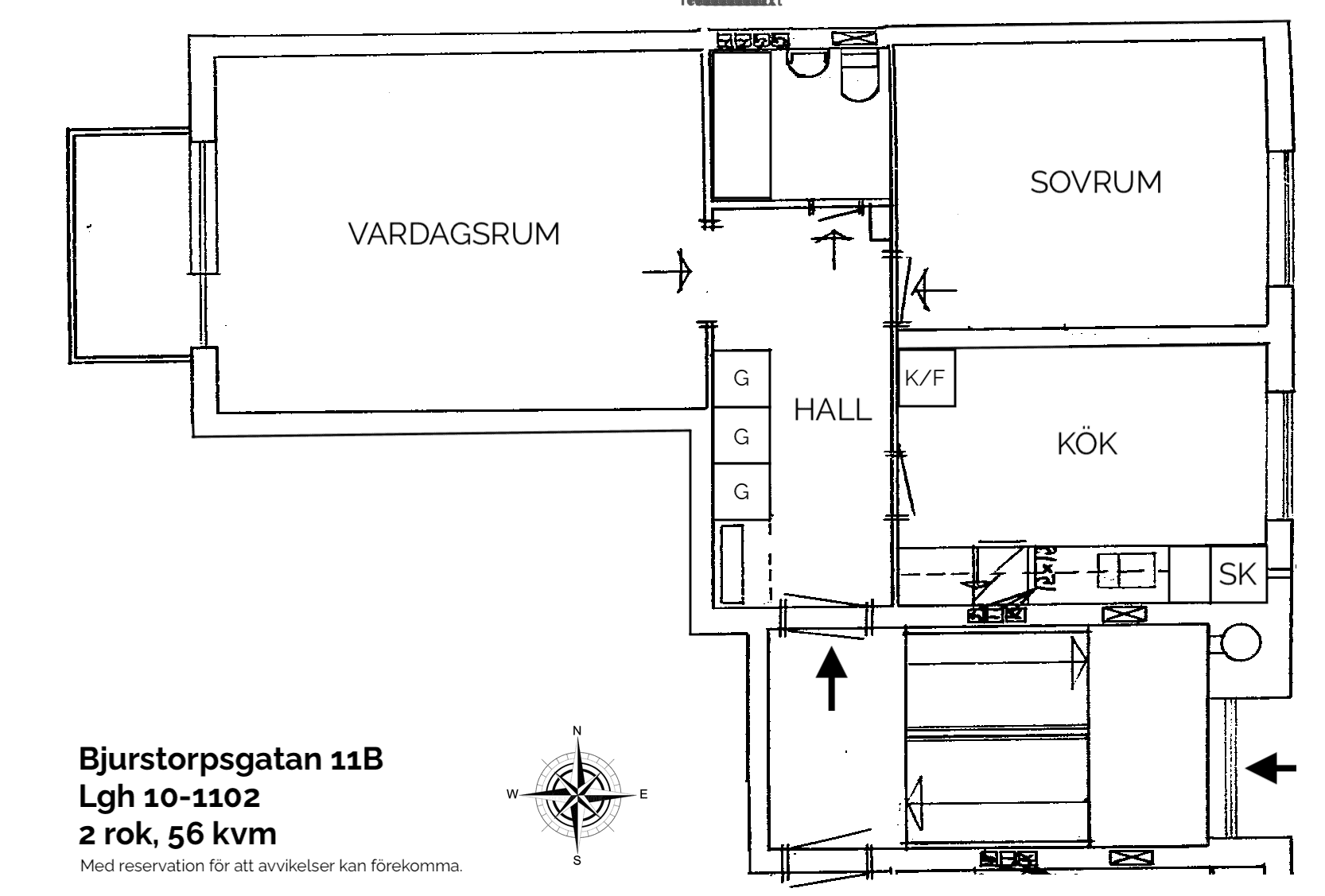 Bjurstorpsgatan i Katrineholm
