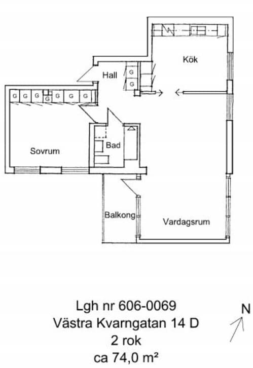 Västra Kvarngatan i Nyköping