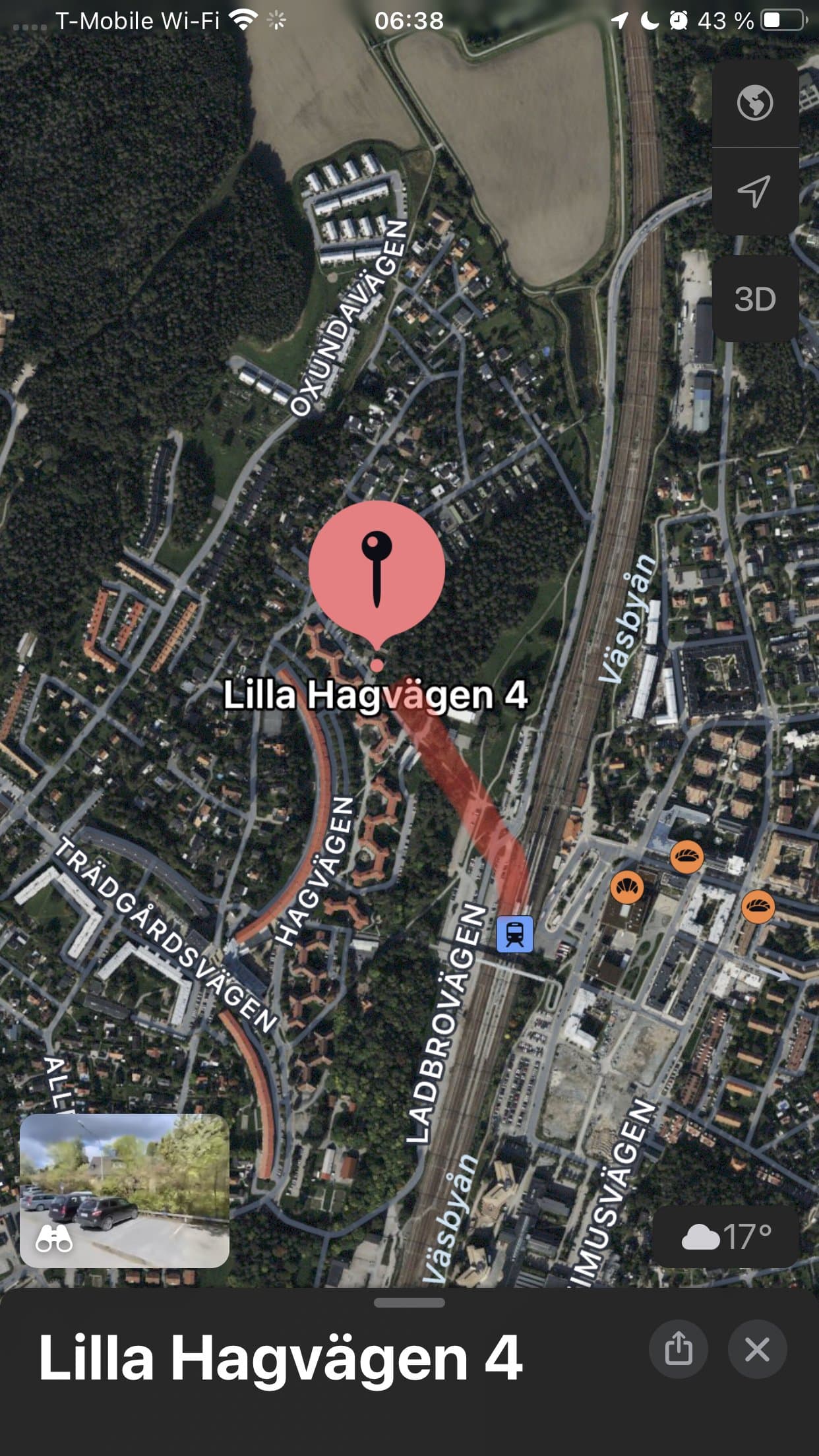 Lilla Hagvägen i Upplands Väsby