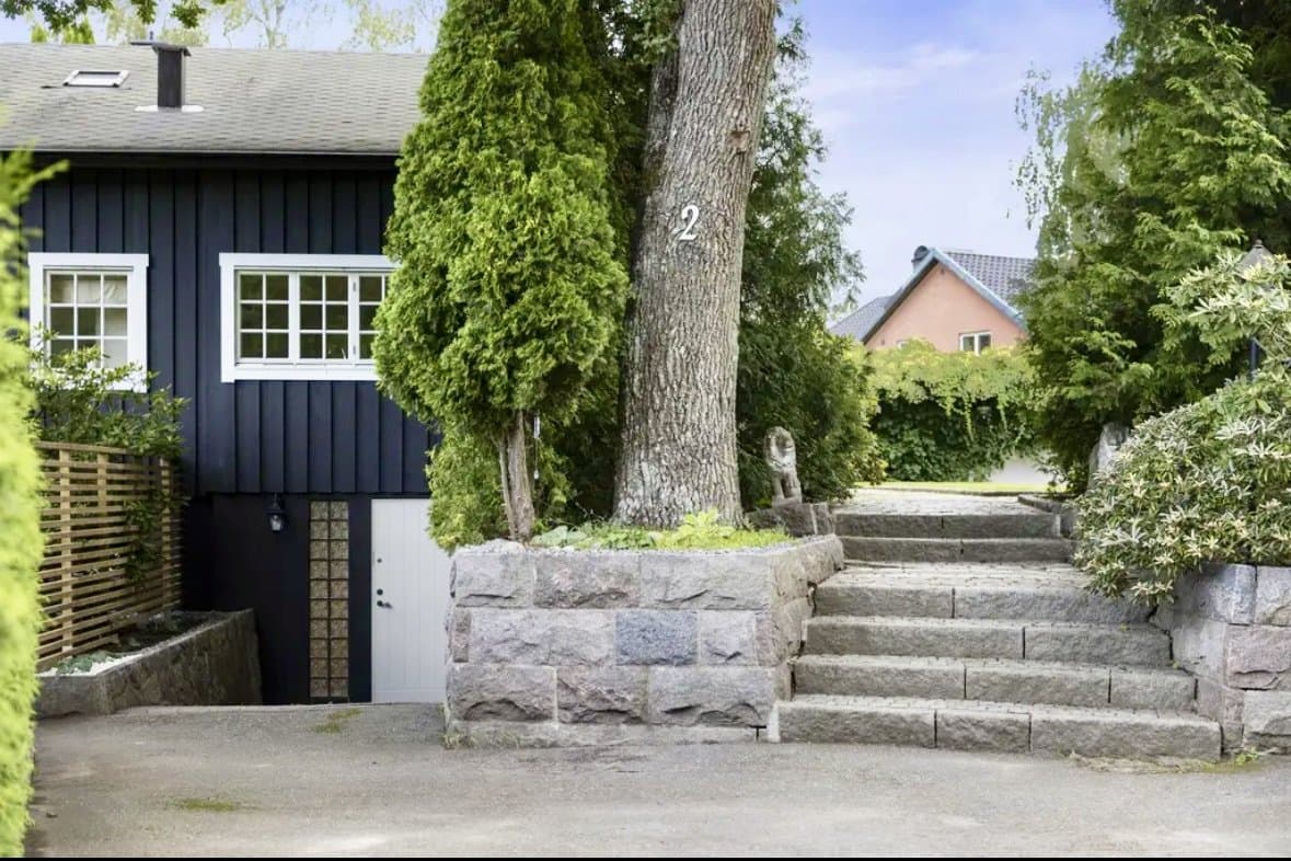 Klockargårdsvägen i Tyresö