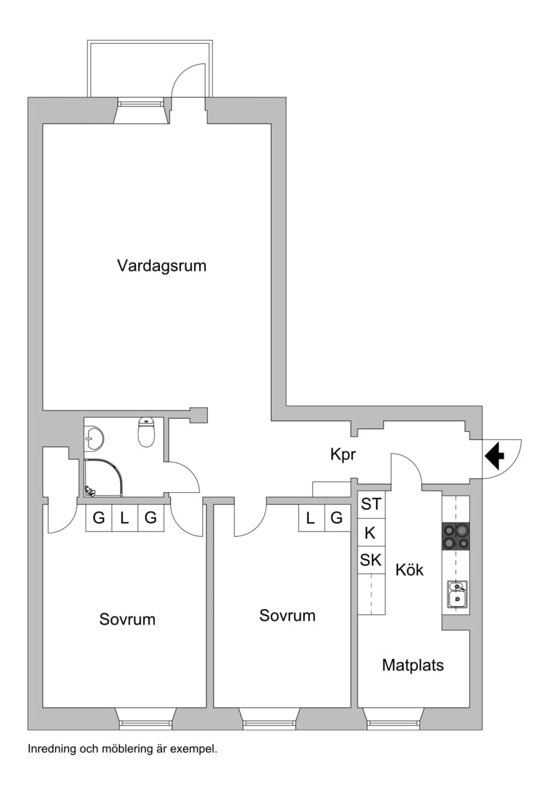 Kaptensgatan i Halmstad