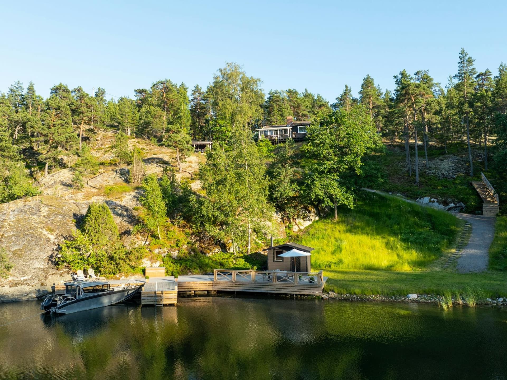 Kattviksvägen i Dalarö