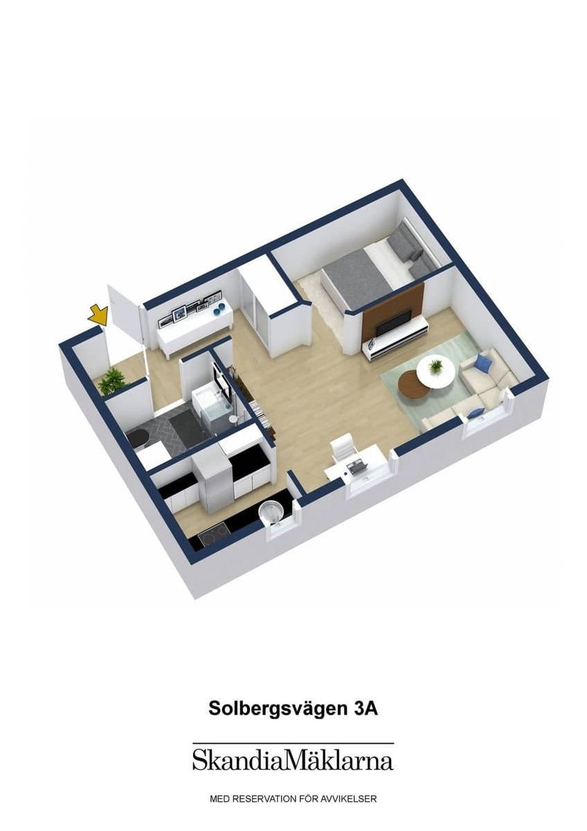 Solbergsvägen i Sandviken