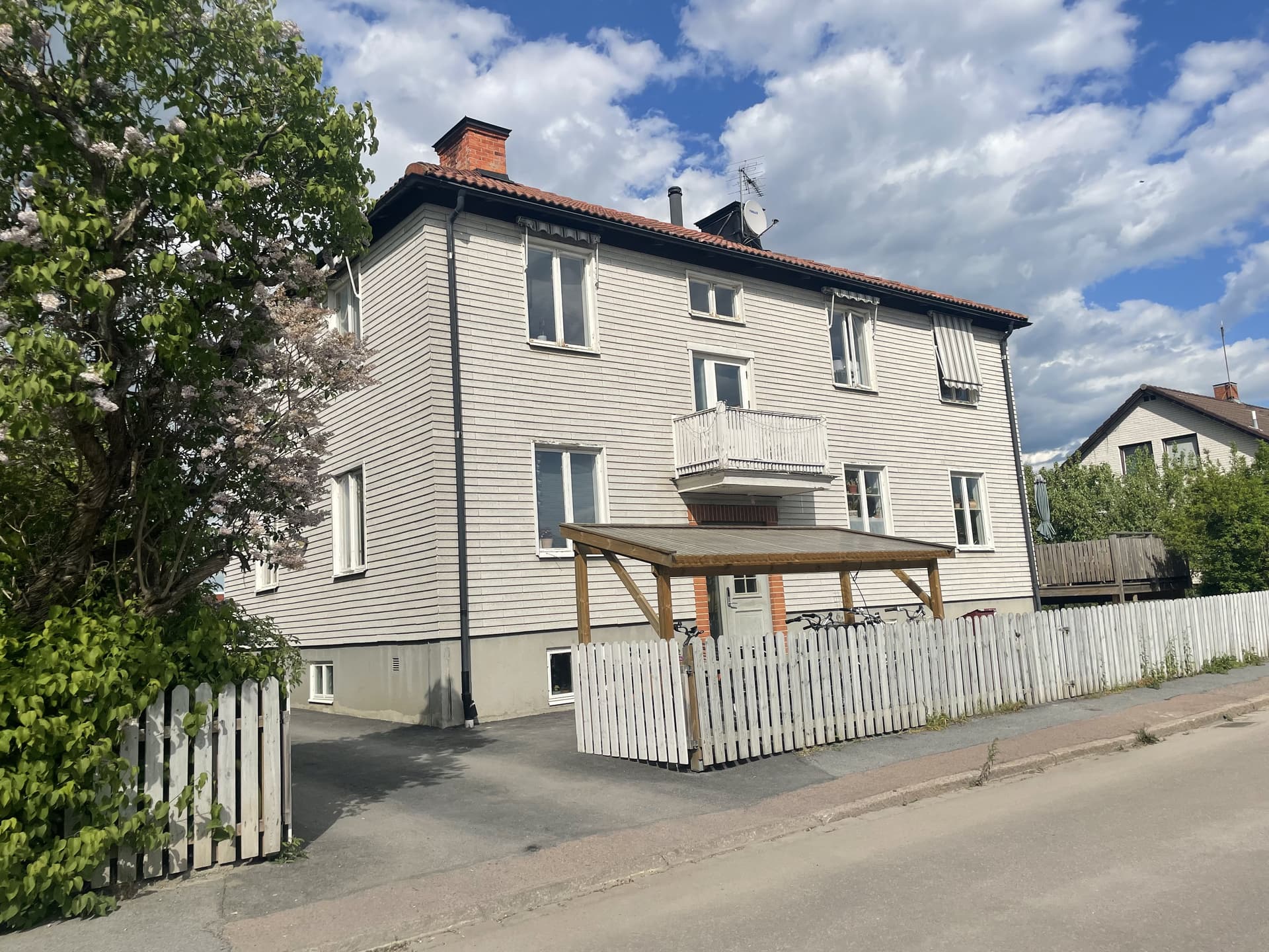 Stockrosgatan i Uppsala