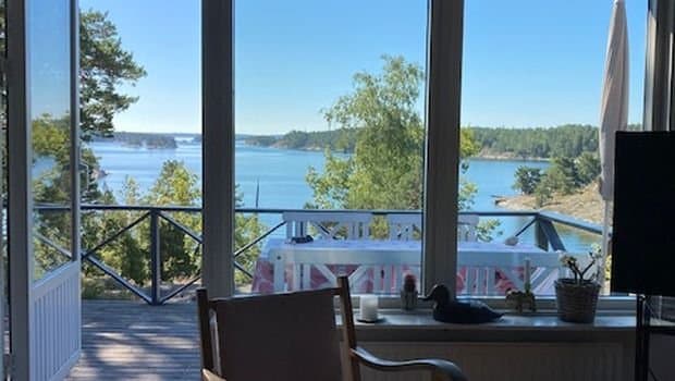 Östergårdsvägen i Ingarö