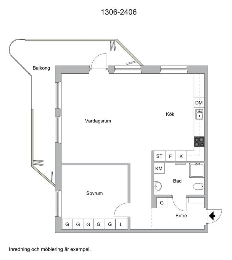 Tegelbruksvägen i Halmstad