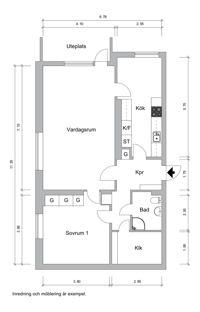 Storegårdsvägen i Skövde