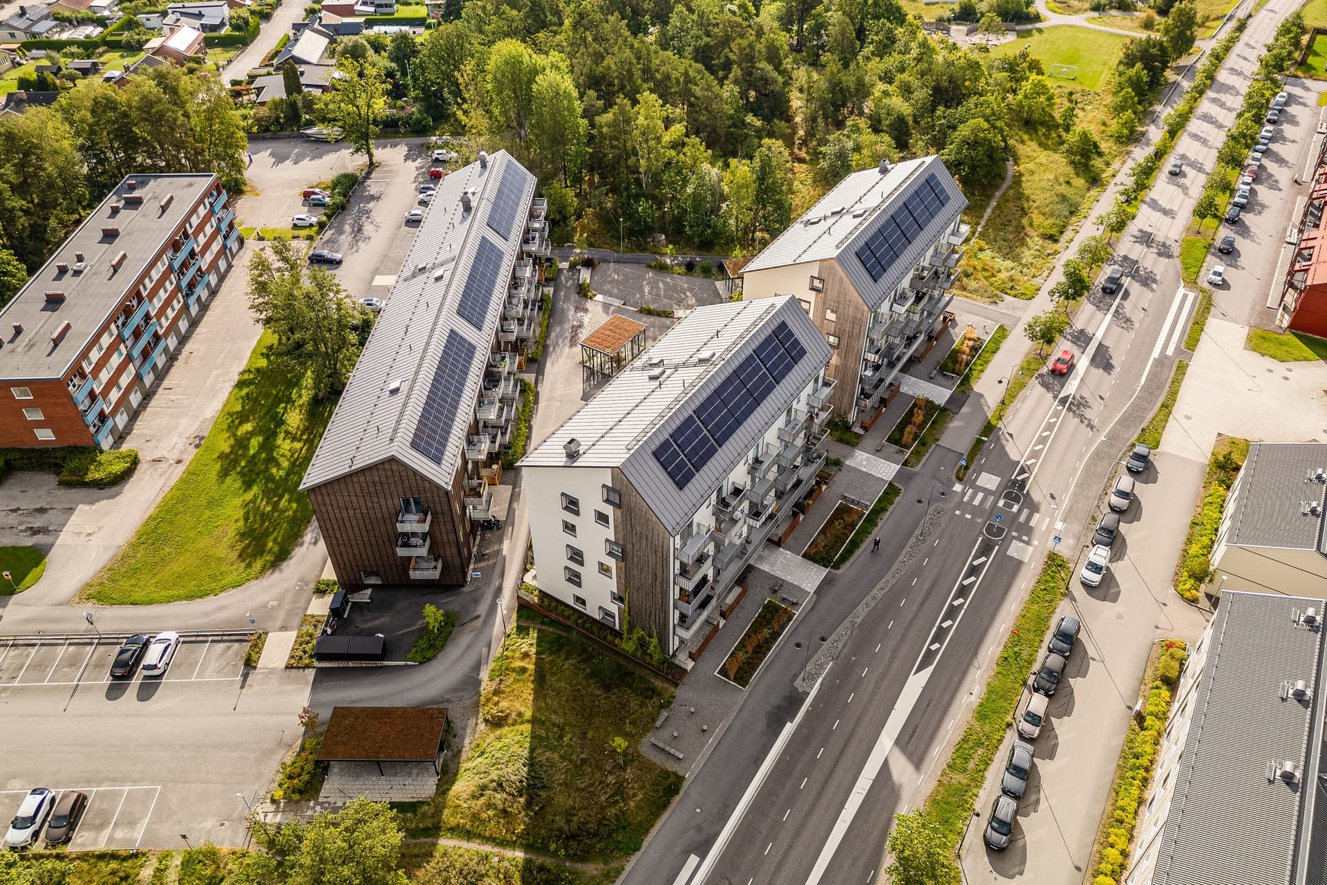 Björkvägen i Strängnäs
