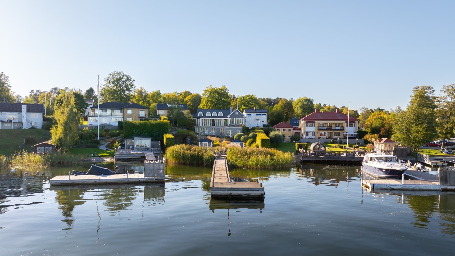 Strandpromenaden i Täby