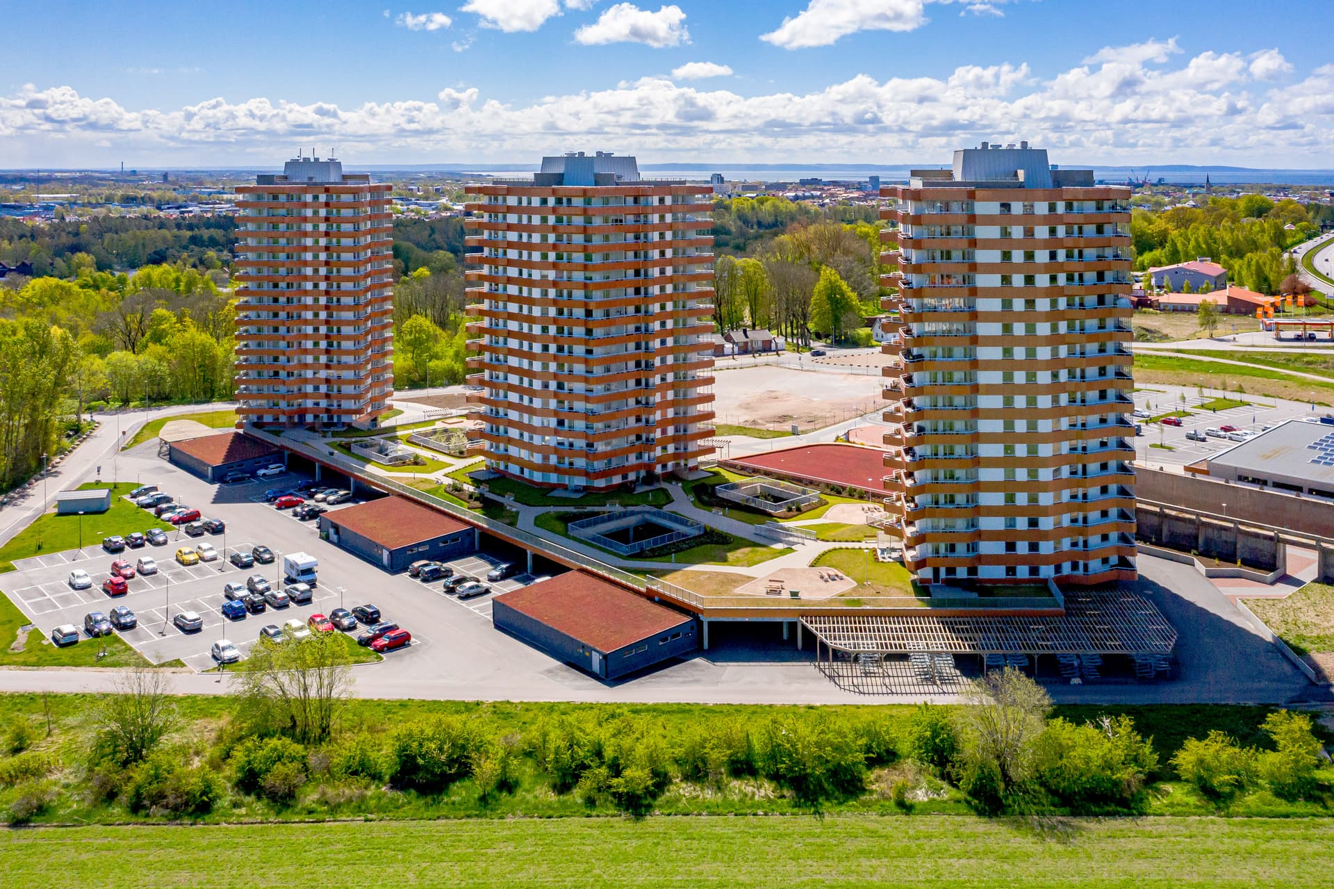 Tegelbruksvägen i Halmstad