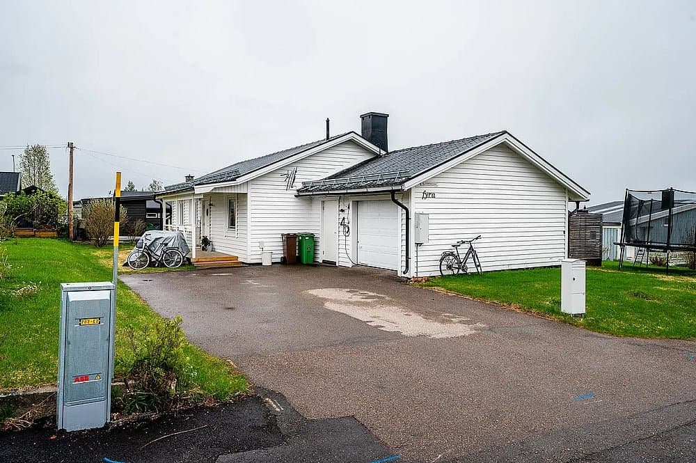 Hjortronvägen i Gällivare