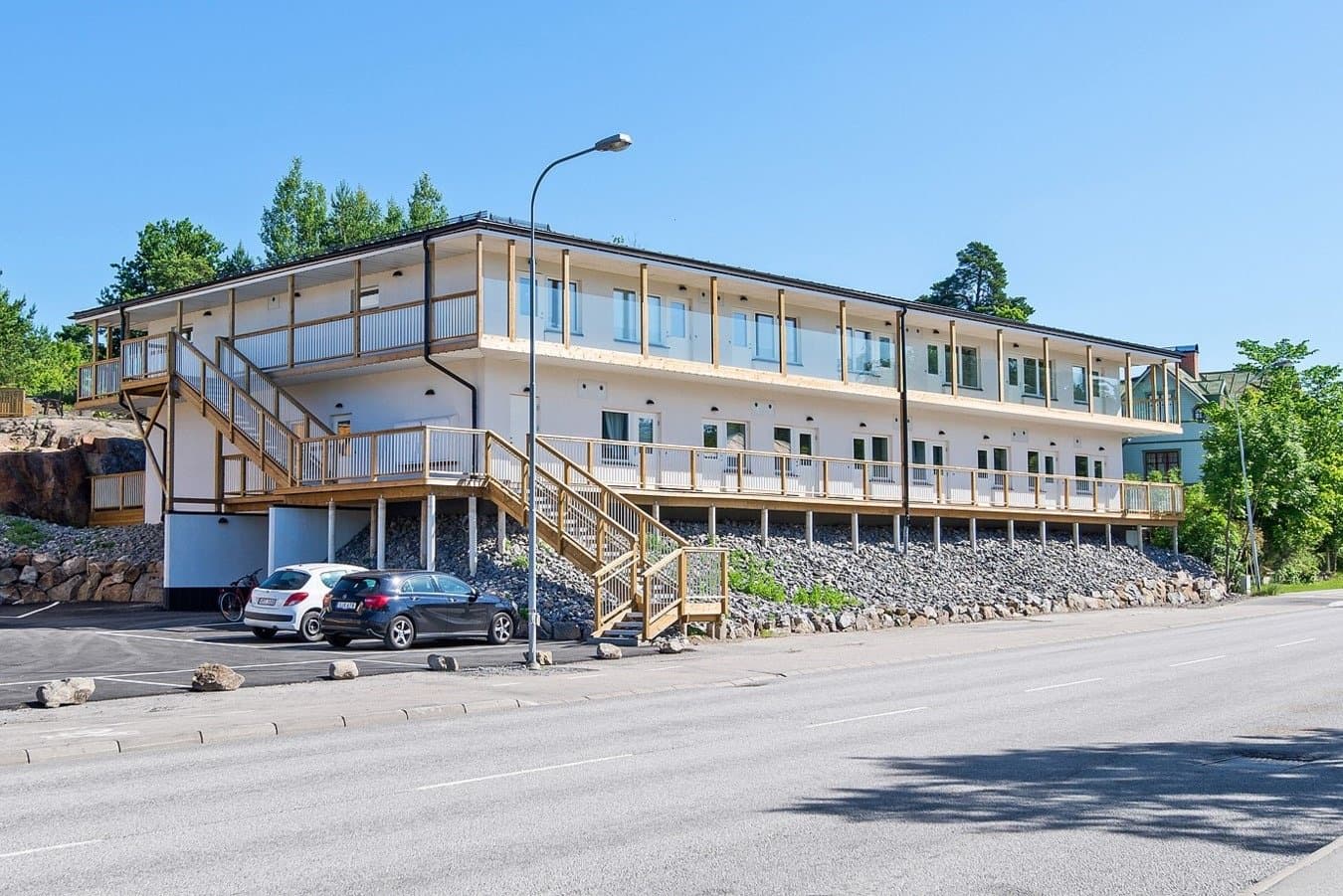 Värmdövägen i Saltsjö-boo