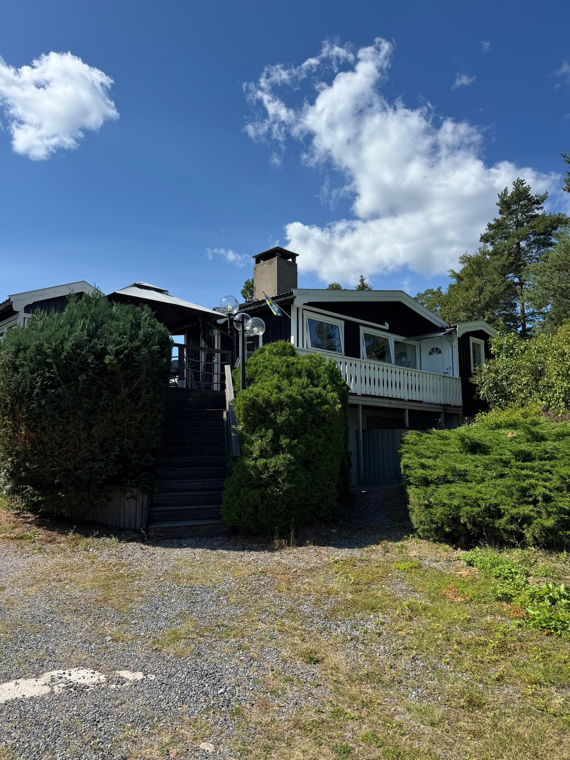 Västerhamnsvägen i Ljusterö