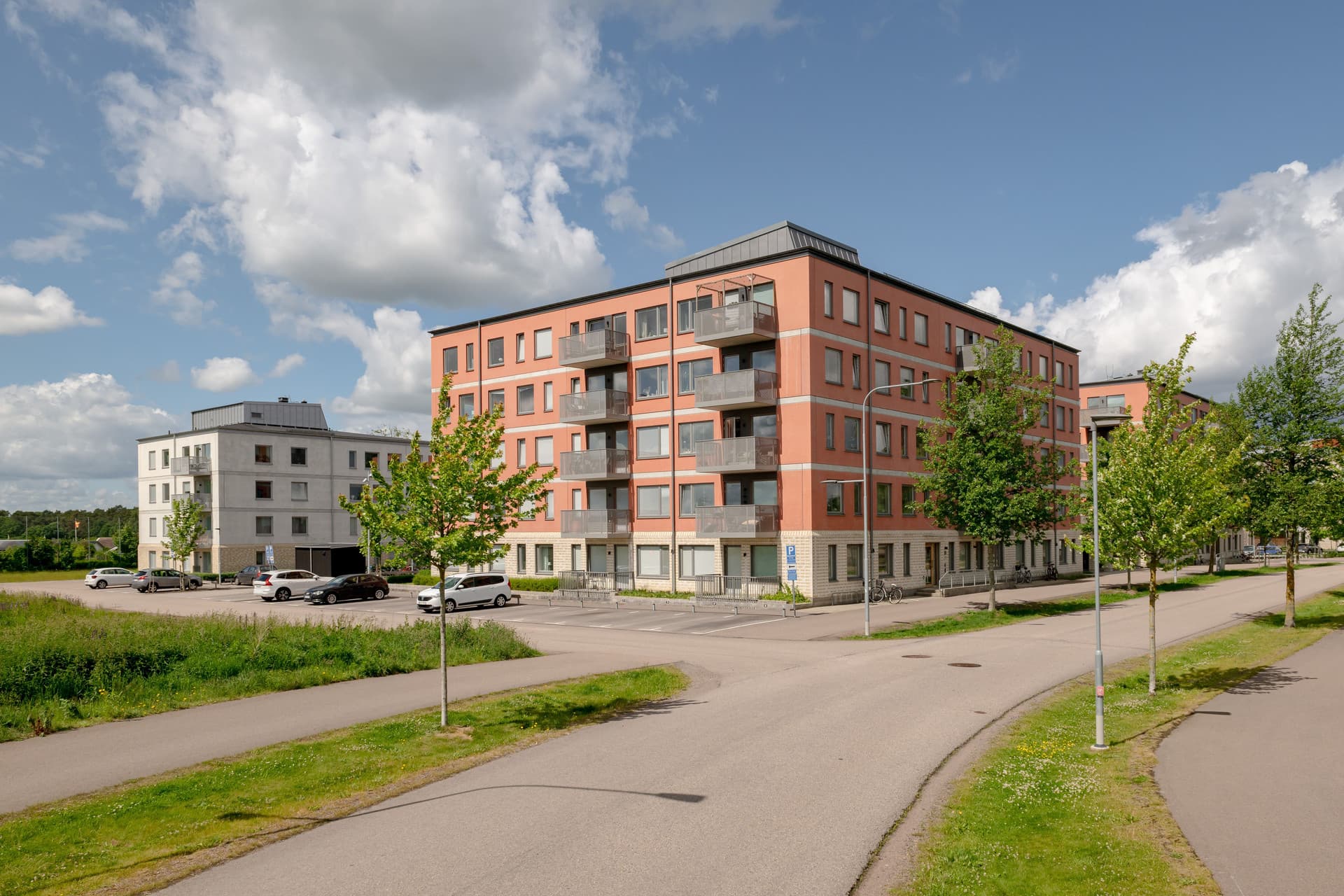 Trapetsgatan i Ängelholm