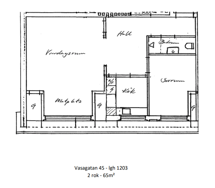 Vasagatan i Landskrona