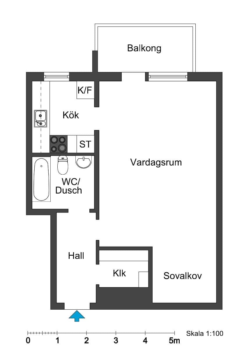 Silkeborgsgatan i Kalmar